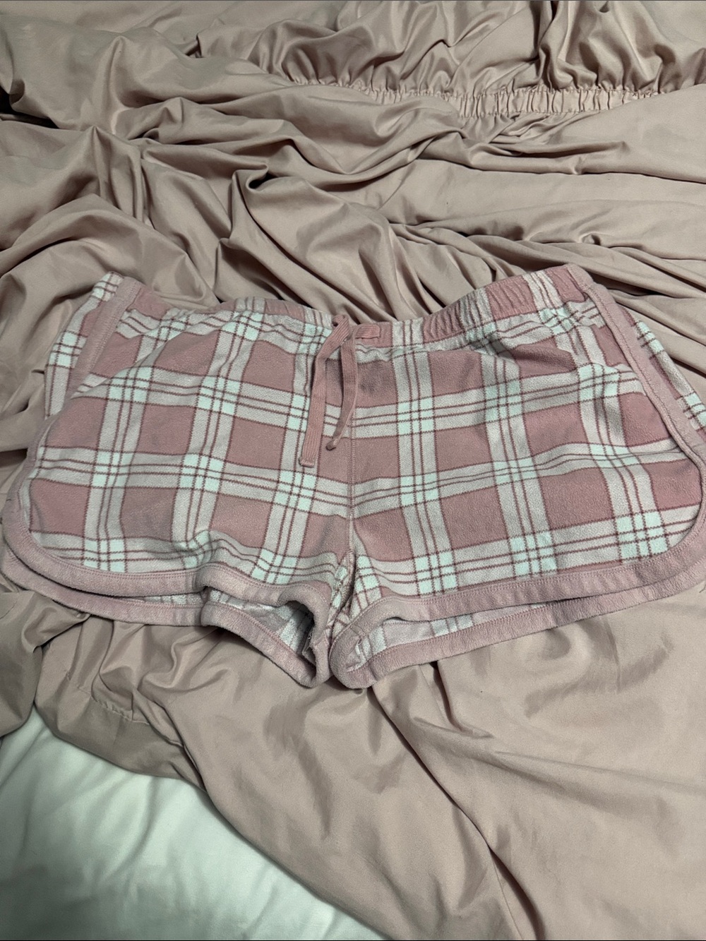 Aeropostale Pink Plaid Girls' Pajama Shorts